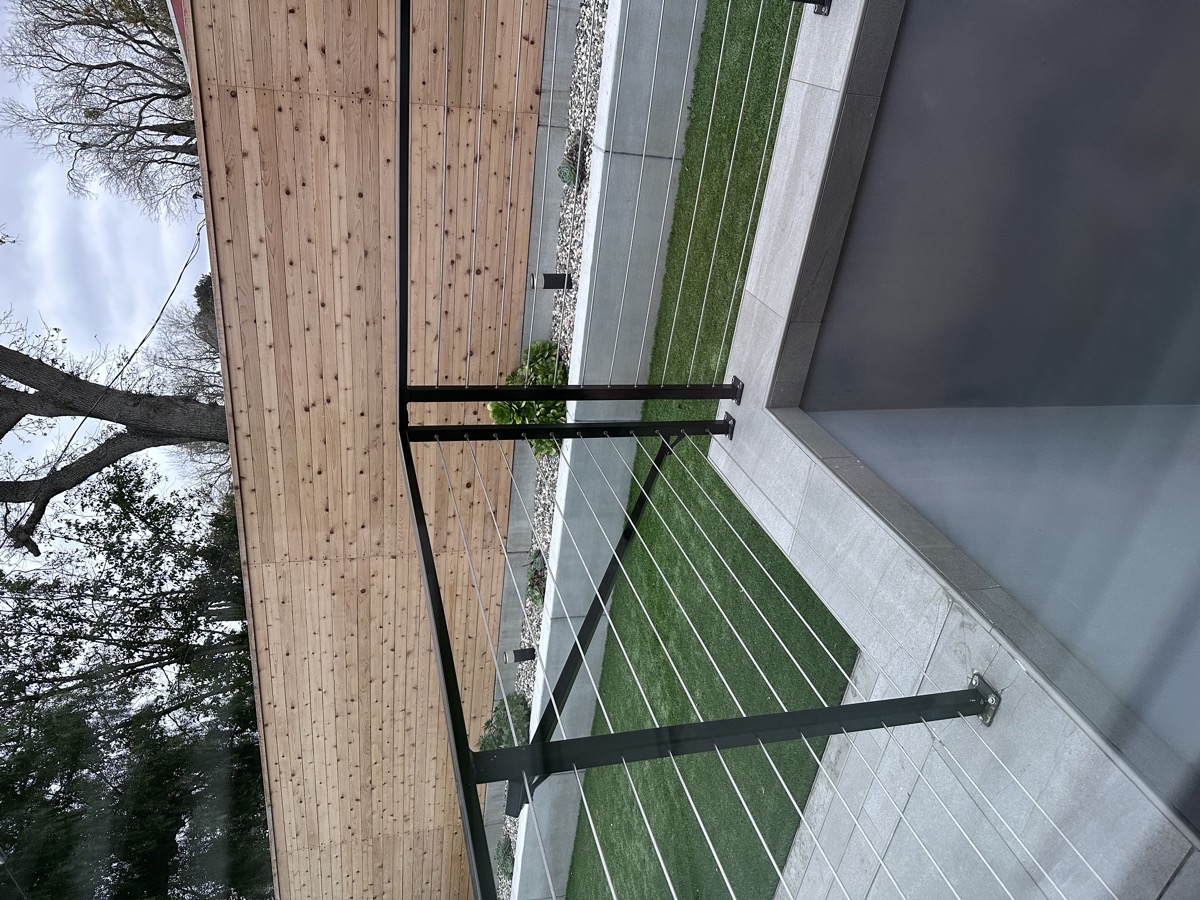 Garden and deck view