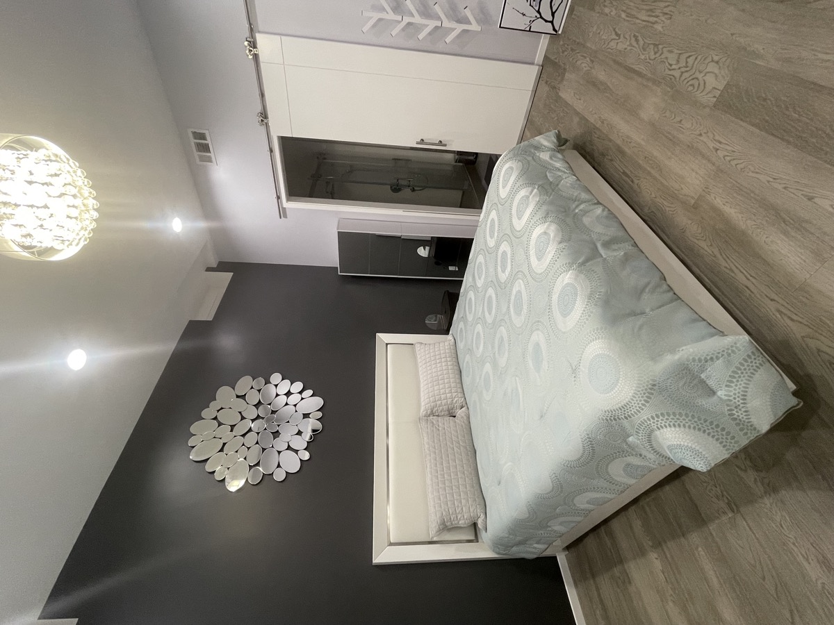 Bedroom with closet area