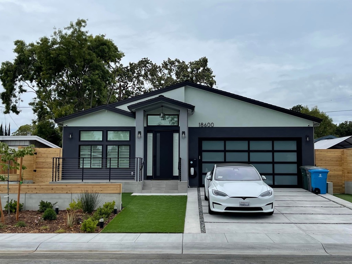 Modern home exterior